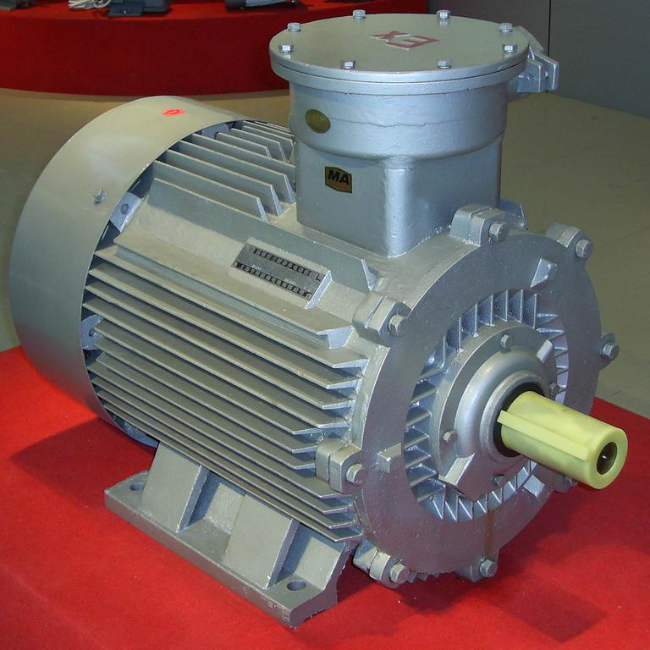 YBE2-315L2-4防爆电机45°角实拍